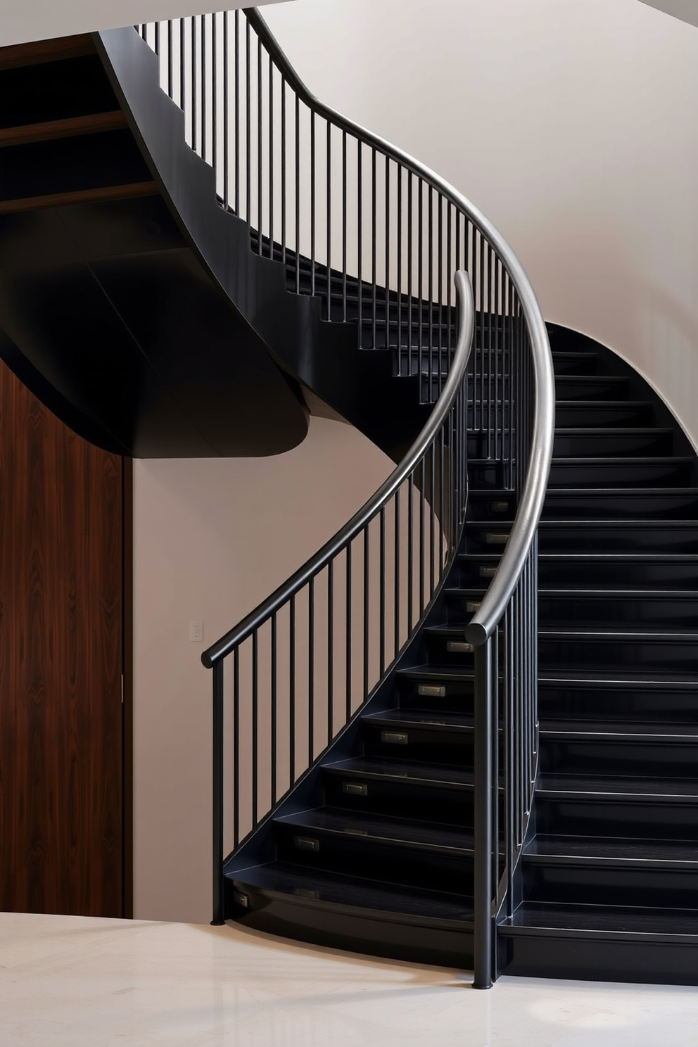 Black Staircase Design Ideas 8