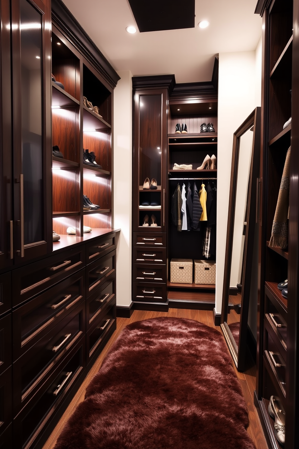 Black Walk In Closet Design Ideas 15