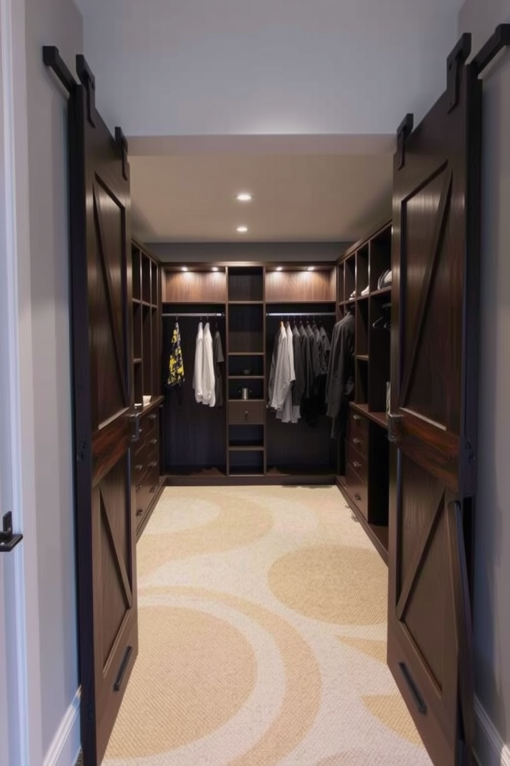 Black Walk In Closet Design Ideas 23