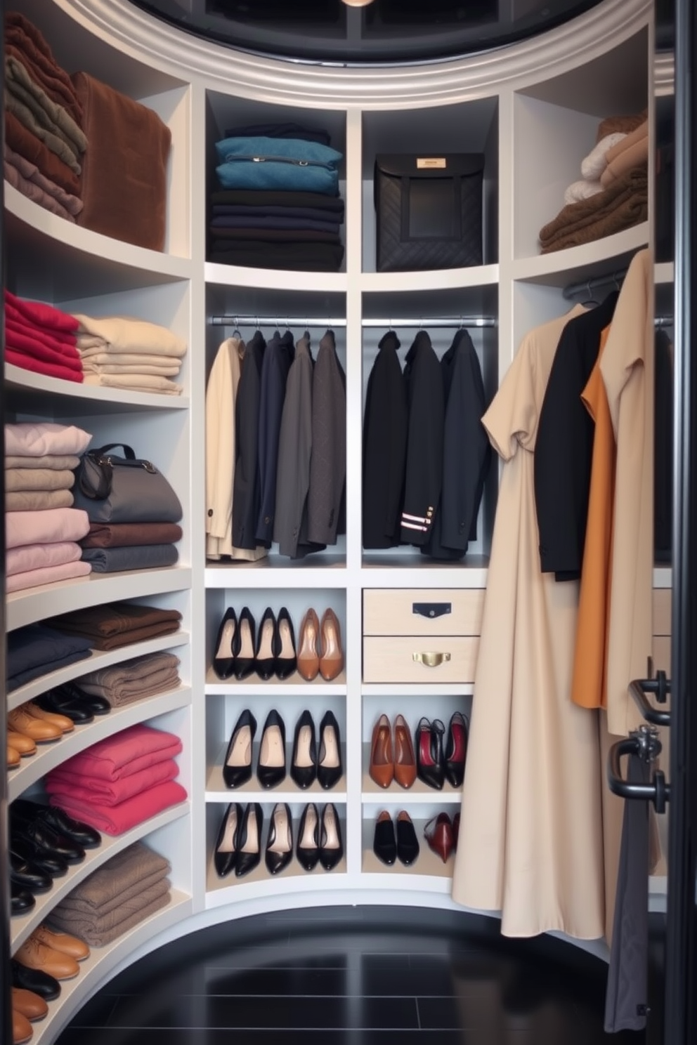 Black Walk In Closet Design Ideas 24