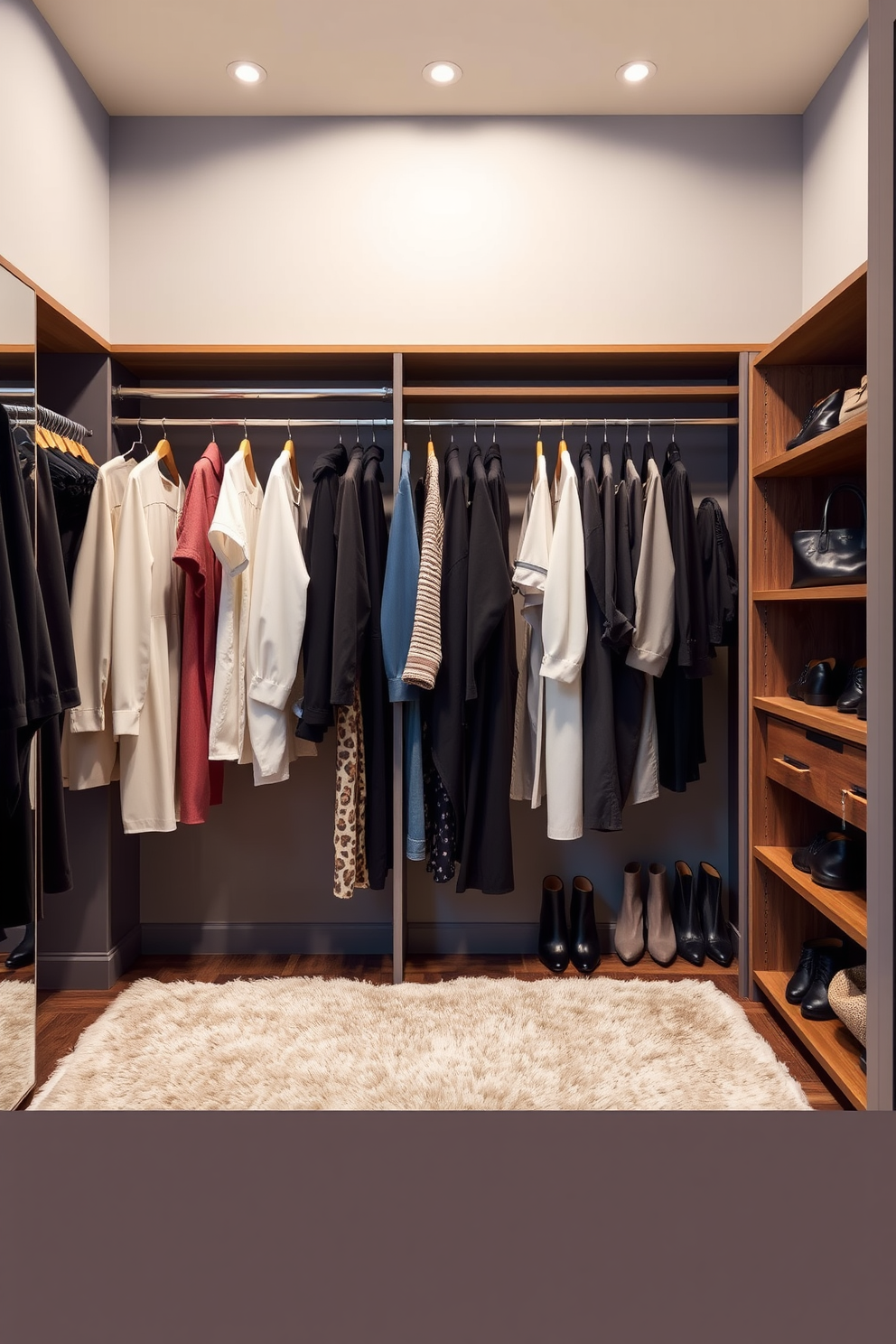 Black Walk In Closet Design Ideas 27