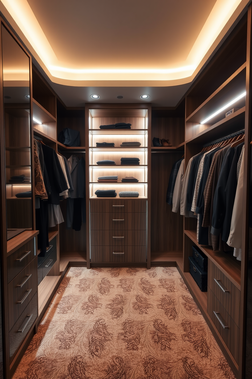 Black Walk In Closet Design Ideas 5