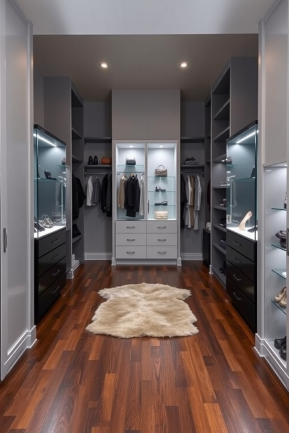 Black Walk In Closet Design Ideas 9