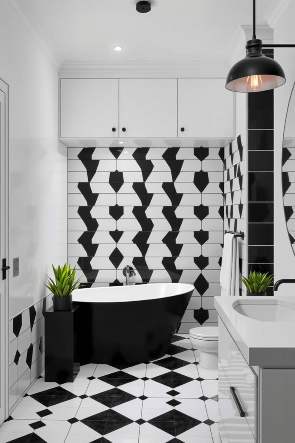 Black And White Bathroom Design Ideas 1