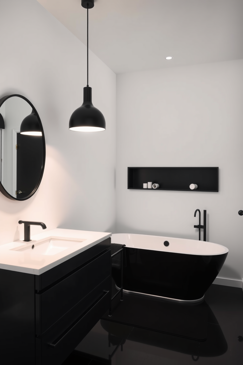 Black And White Bathroom Design Ideas 10