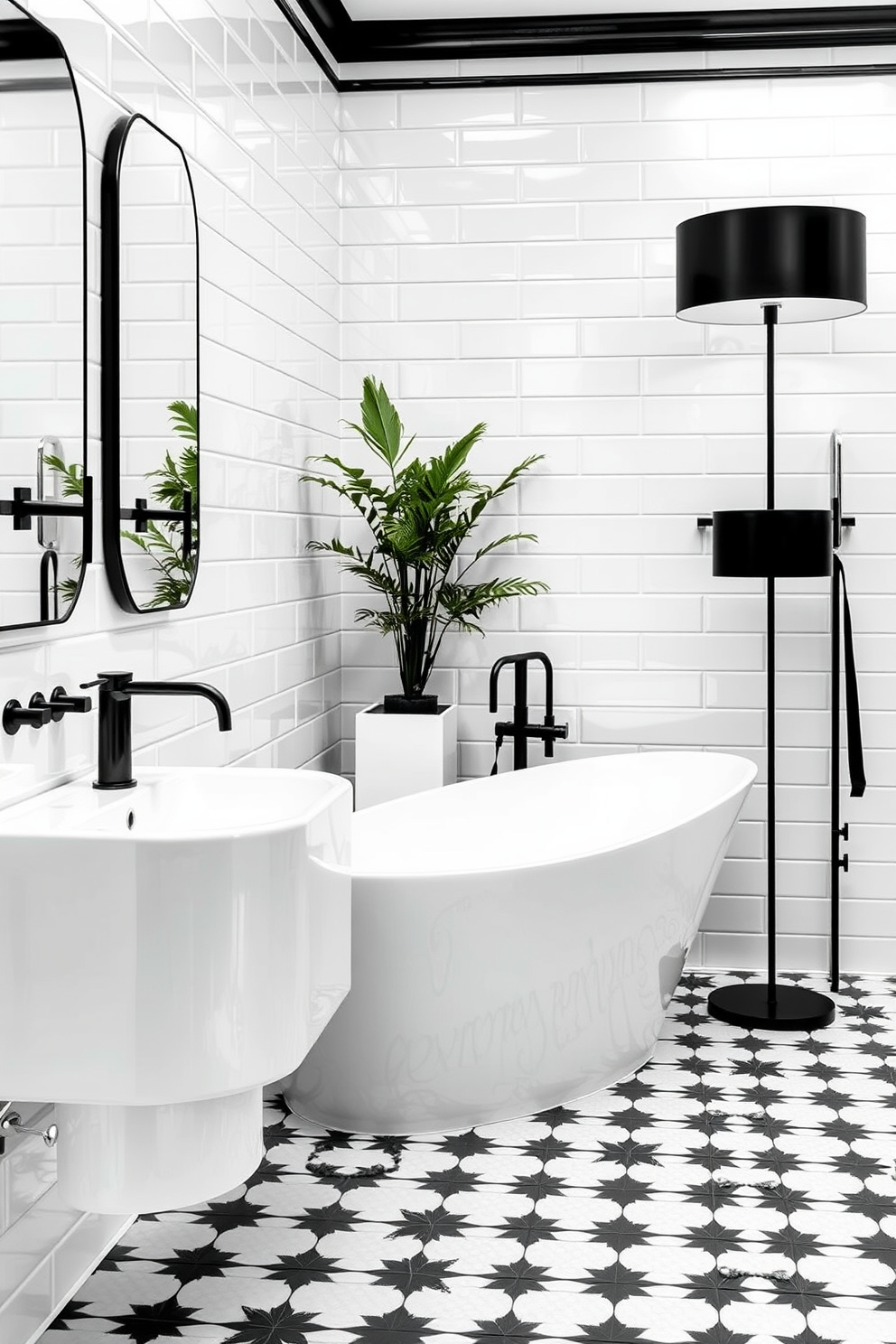 Black And White Bathroom Design Ideas 11