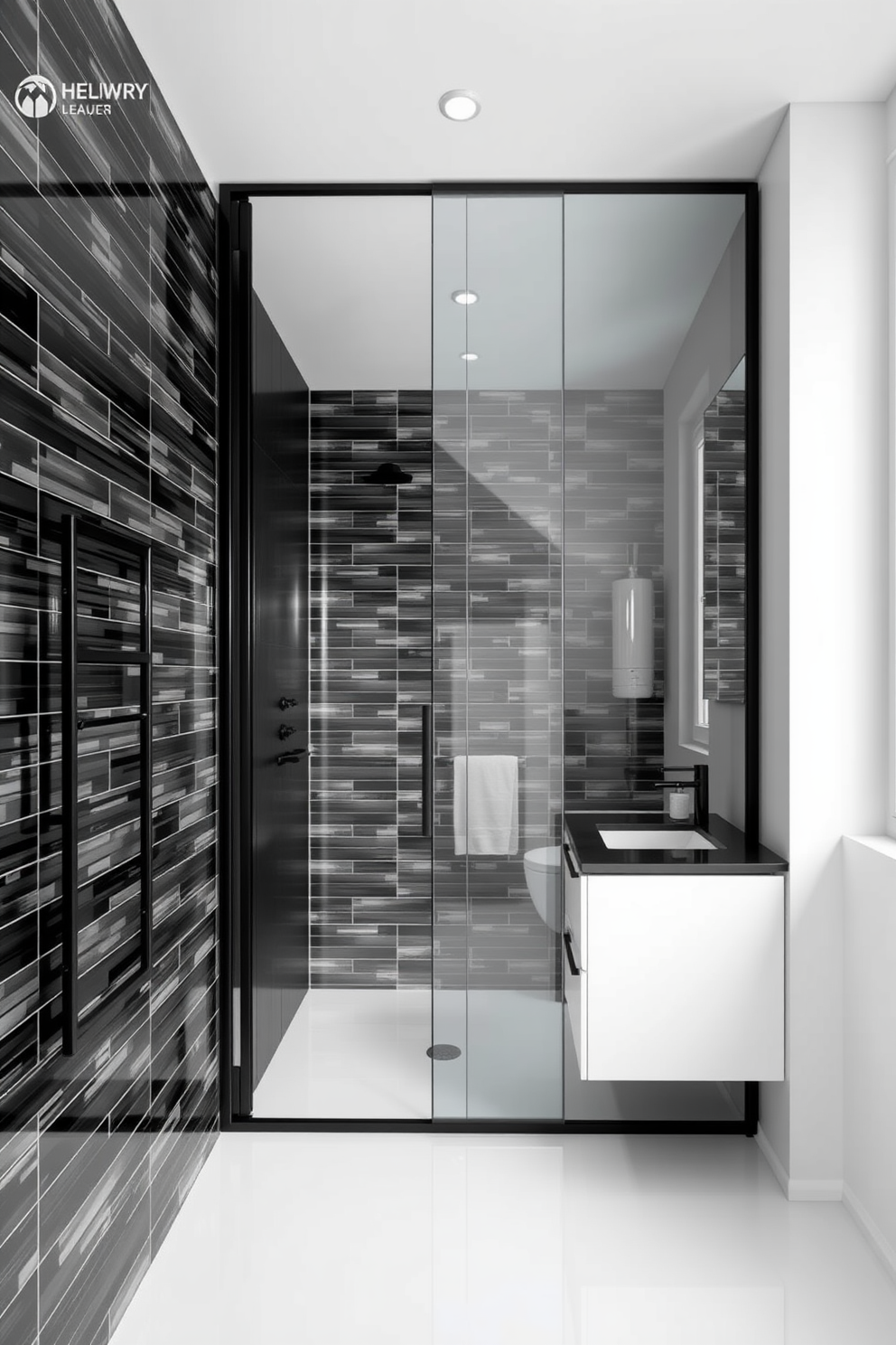 Black And White Bathroom Design Ideas 18