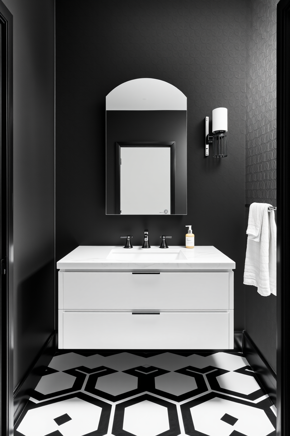 Black And White Bathroom Design Ideas 21