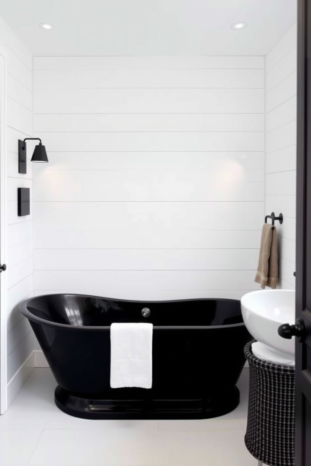 Black And White Bathroom Design Ideas 24