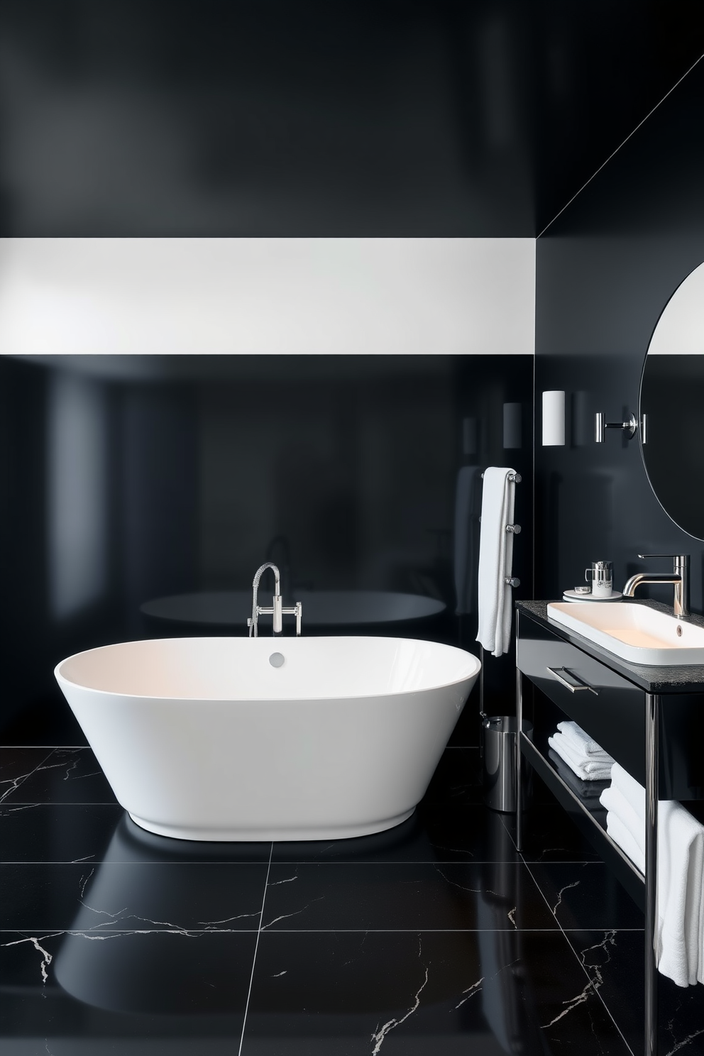 Black And White Bathroom Design Ideas 4