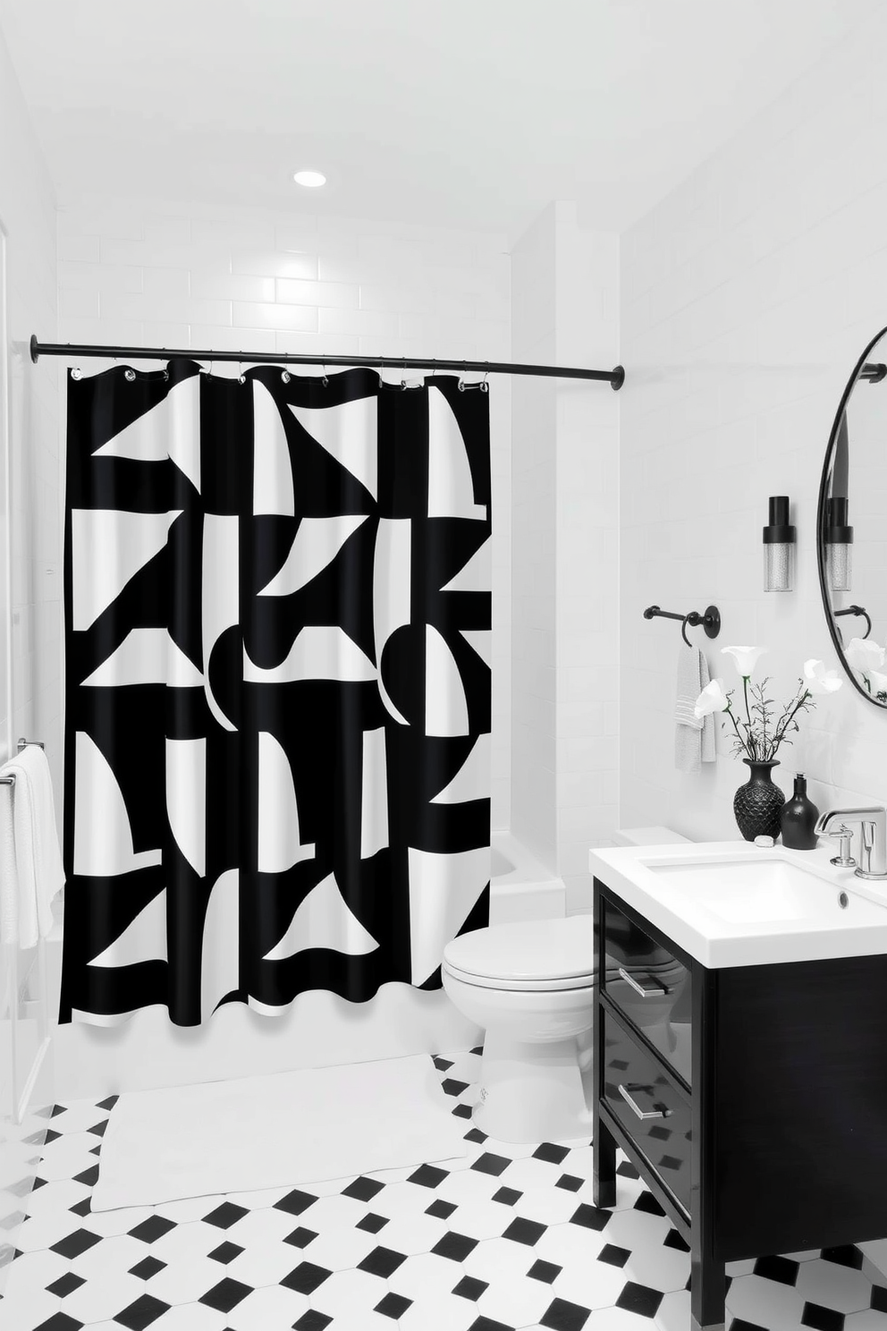 Black And White Bathroom Design Ideas 5