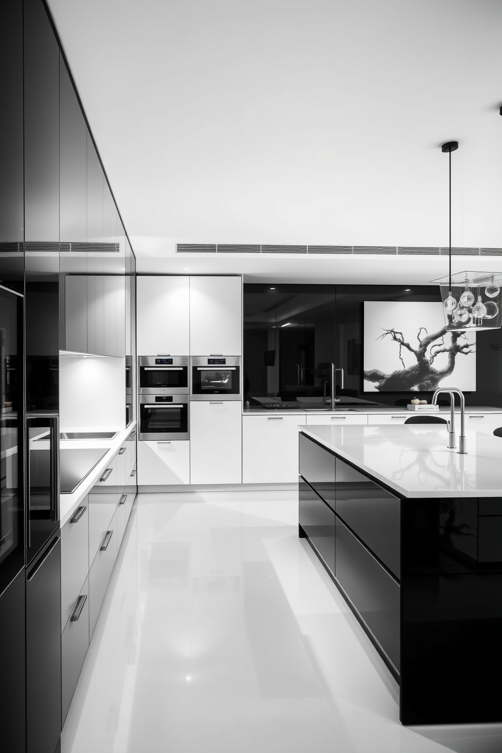 Black And White Kitchen Design Ideas 10