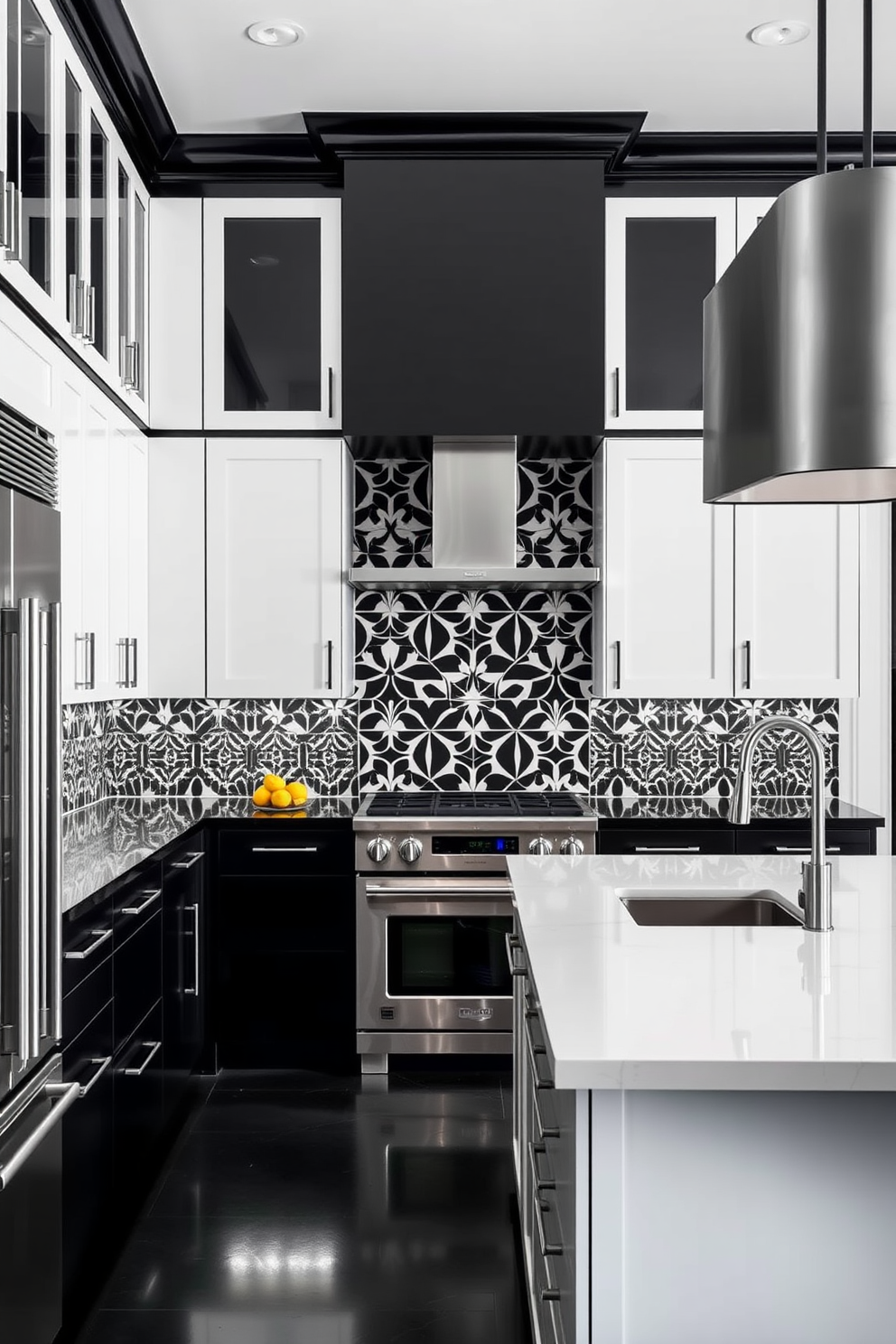 Black And White Kitchen Design Ideas 13