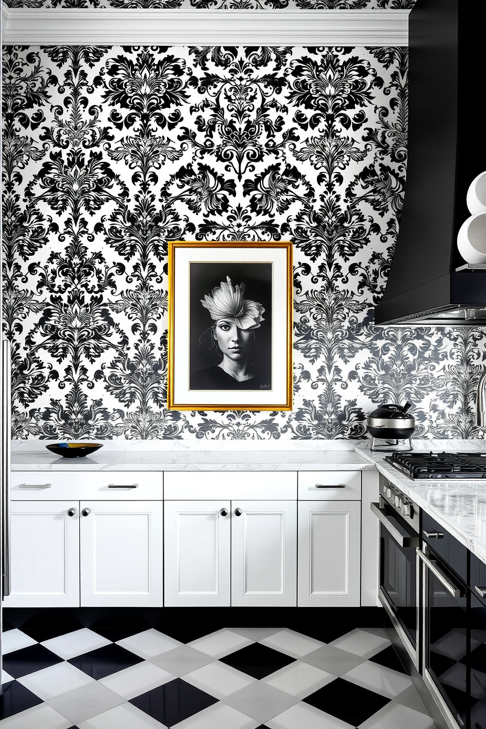 Black And White Kitchen Design Ideas 23