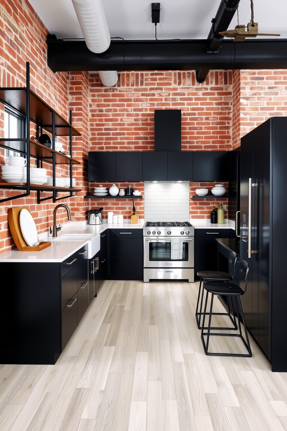 Black And White Kitchen Design Ideas 9