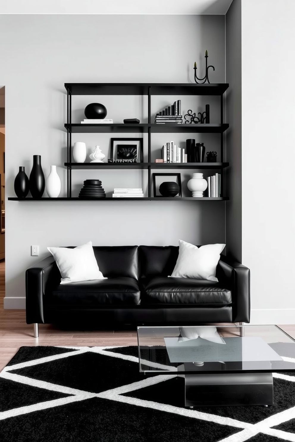 Black And White Living Room Design Ideas 10