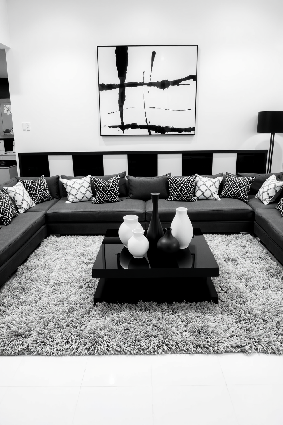 Black And White Living Room Design Ideas 28