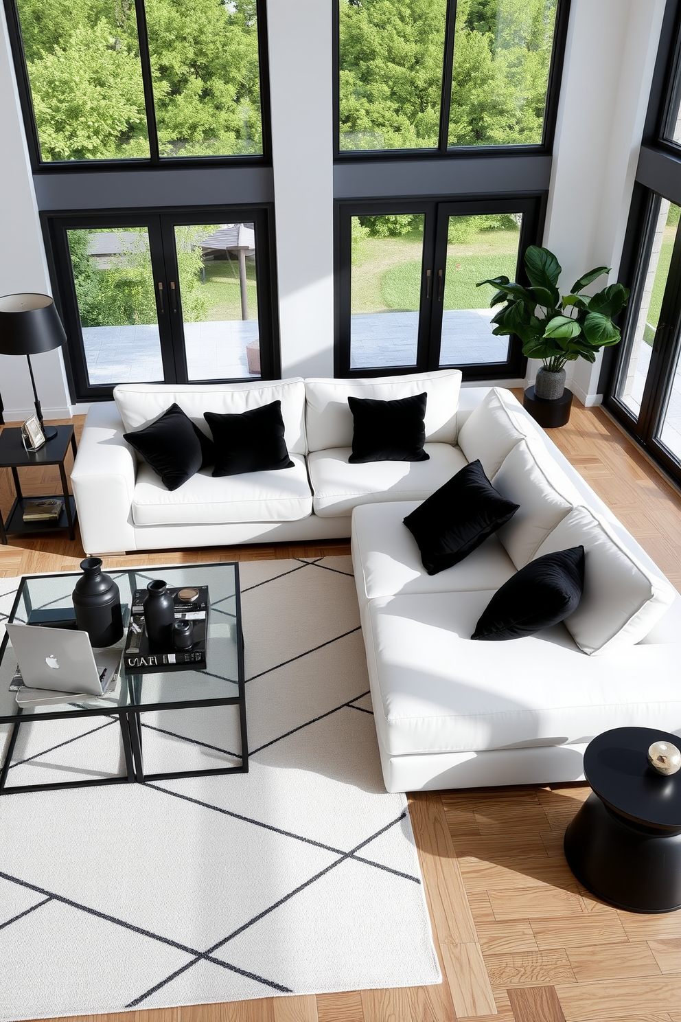 Black And White Living Room Design Ideas 29