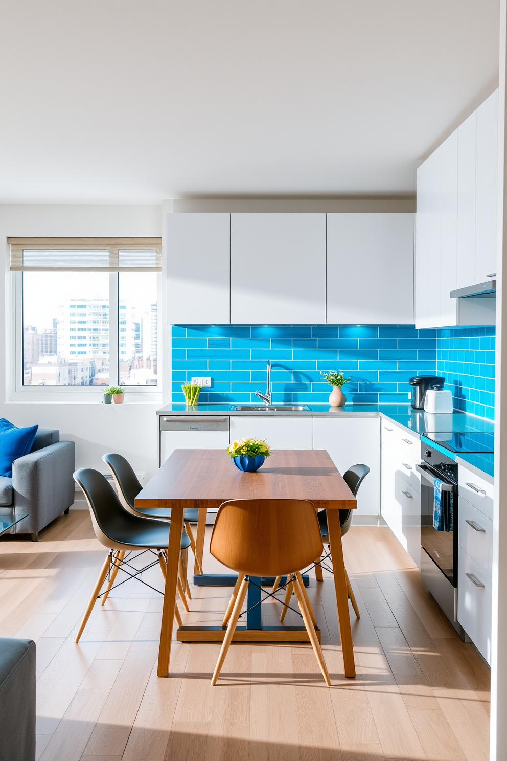 Blue Apartment Design Ideas 17