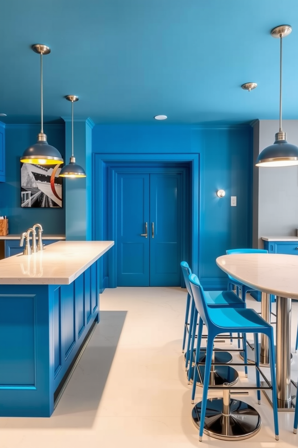 Blue Apartment Design Ideas 20