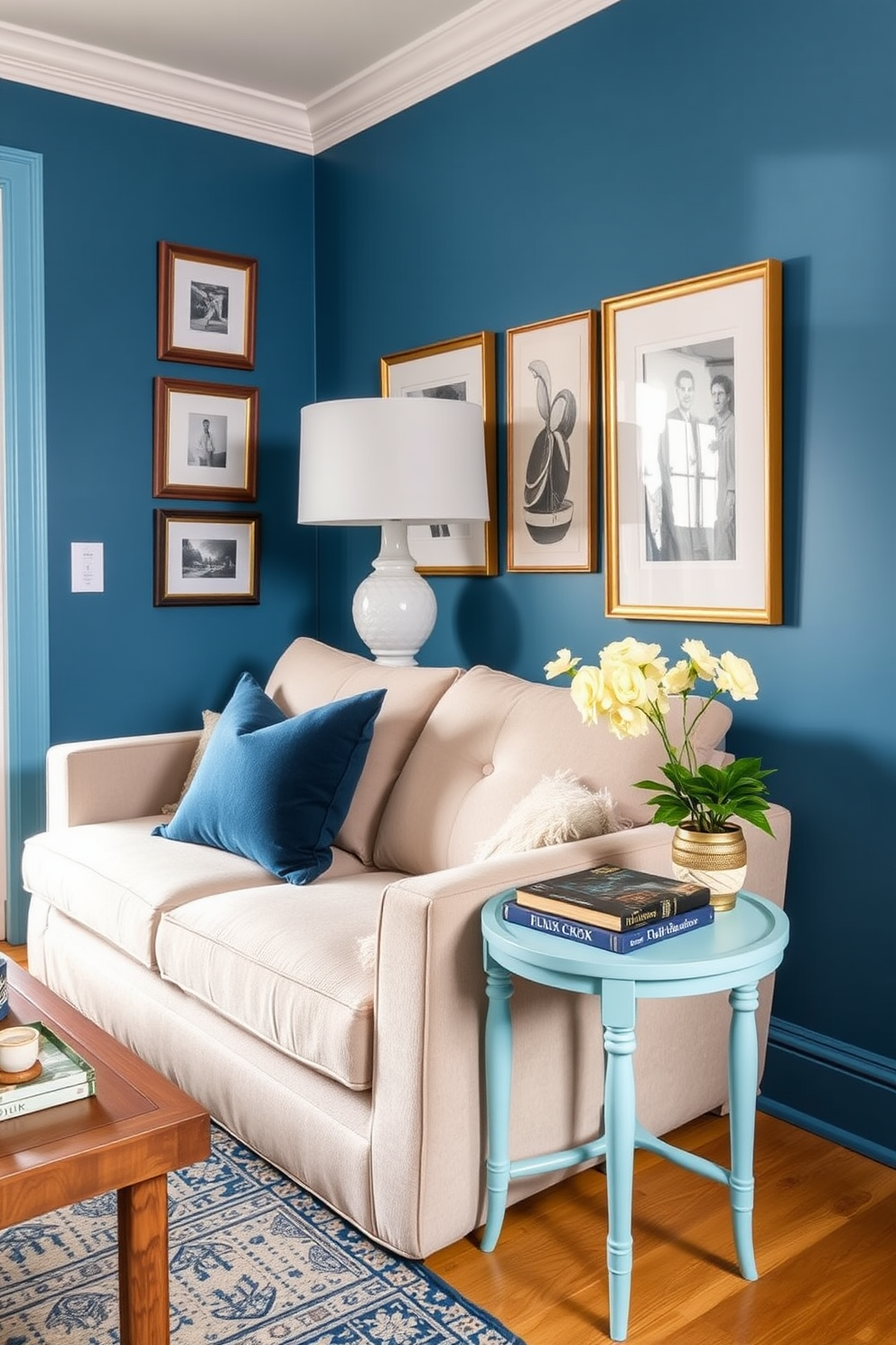 Blue Apartment Design Ideas 24