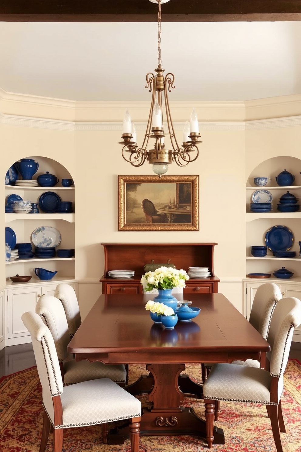 Blue Dining Room Design Ideas 11