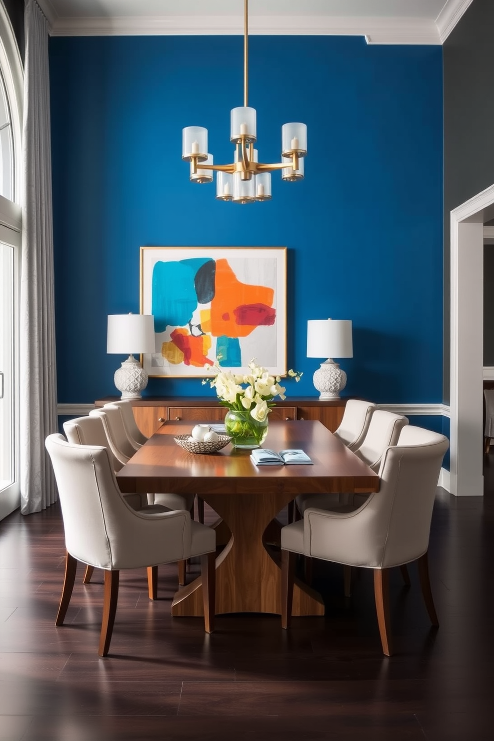 Blue Dining Room Design Ideas 13