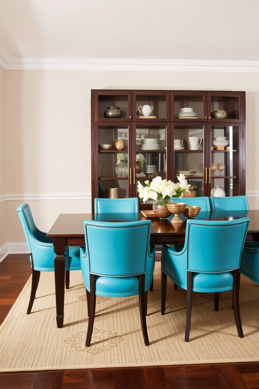 Blue Dining Room Design Ideas 16