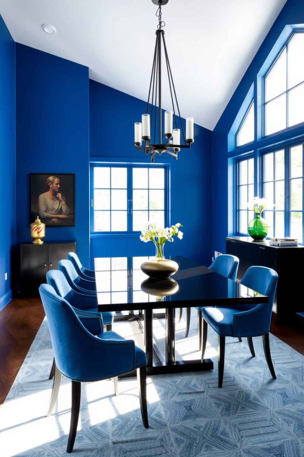 Blue Dining Room Design Ideas 27