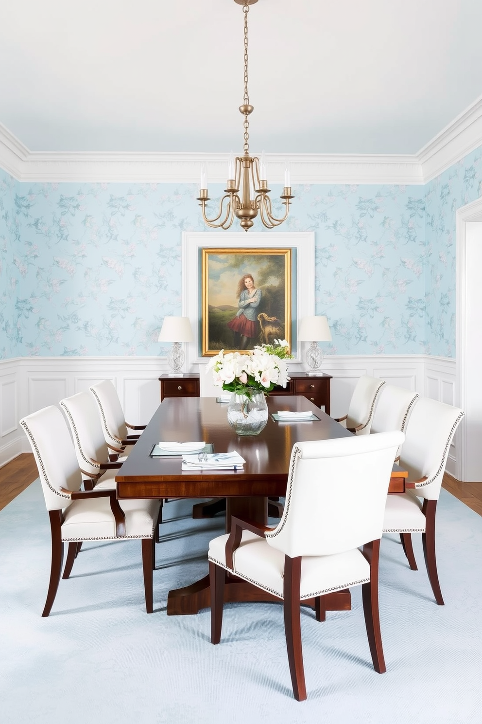 Blue Dining Room Design Ideas 6