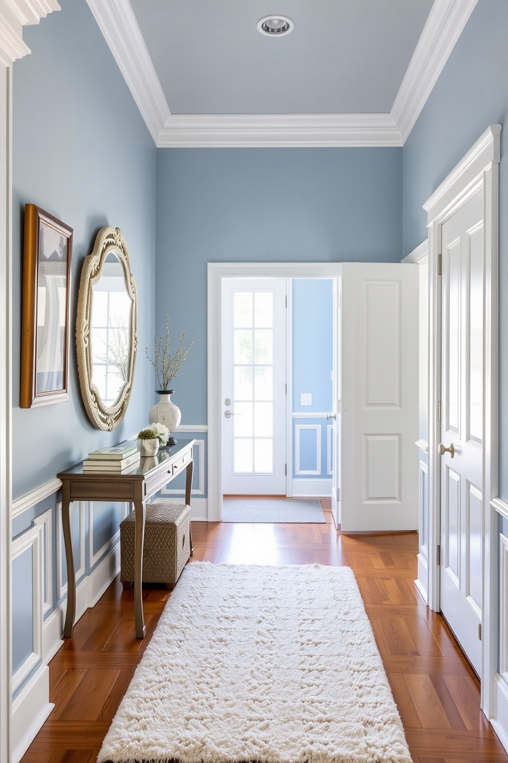 Blue Foyer Design Ideas 1