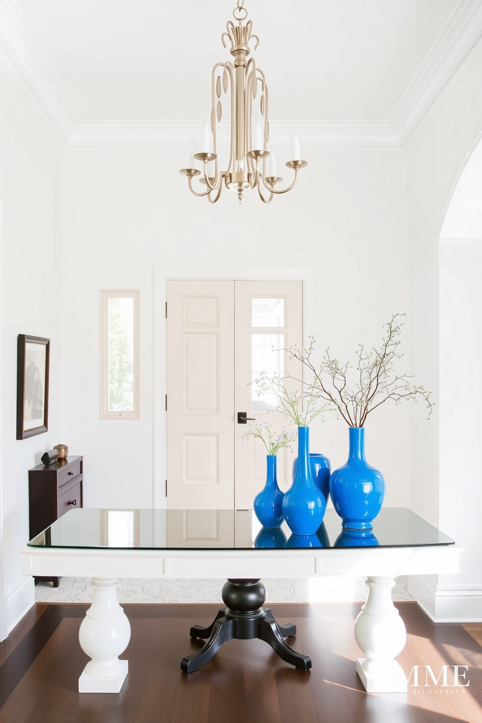 Blue Foyer Design Ideas 13