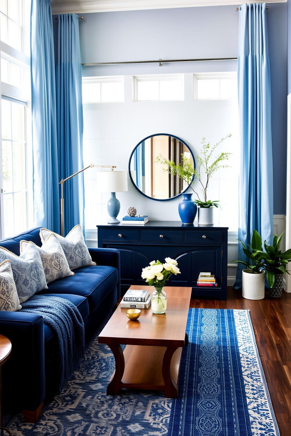 Blue Foyer Design Ideas 14