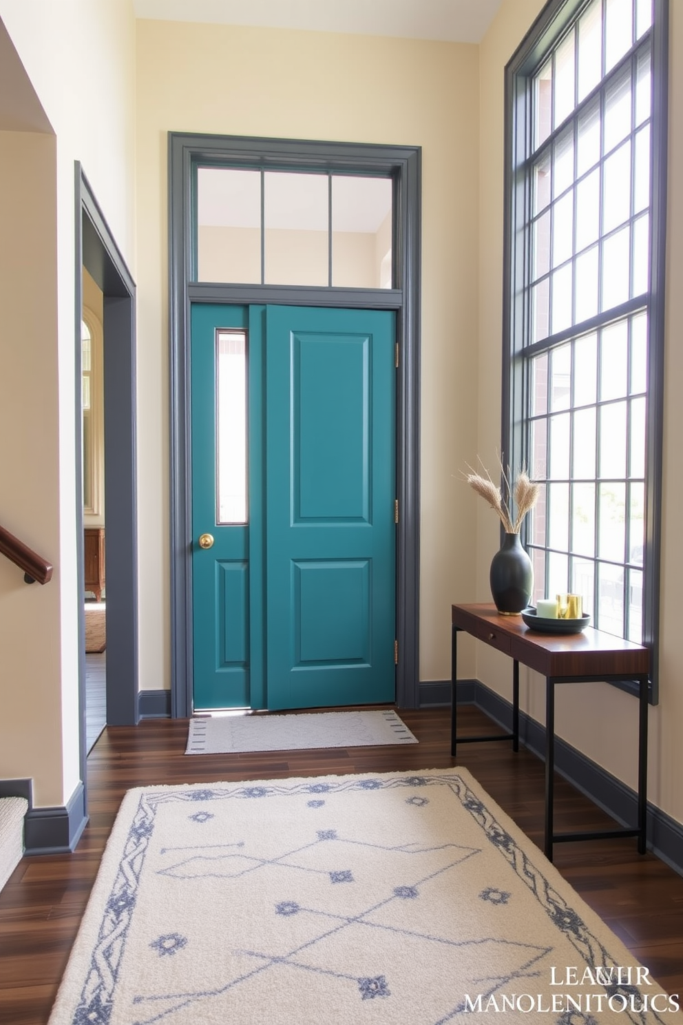 Blue Foyer Design Ideas 22