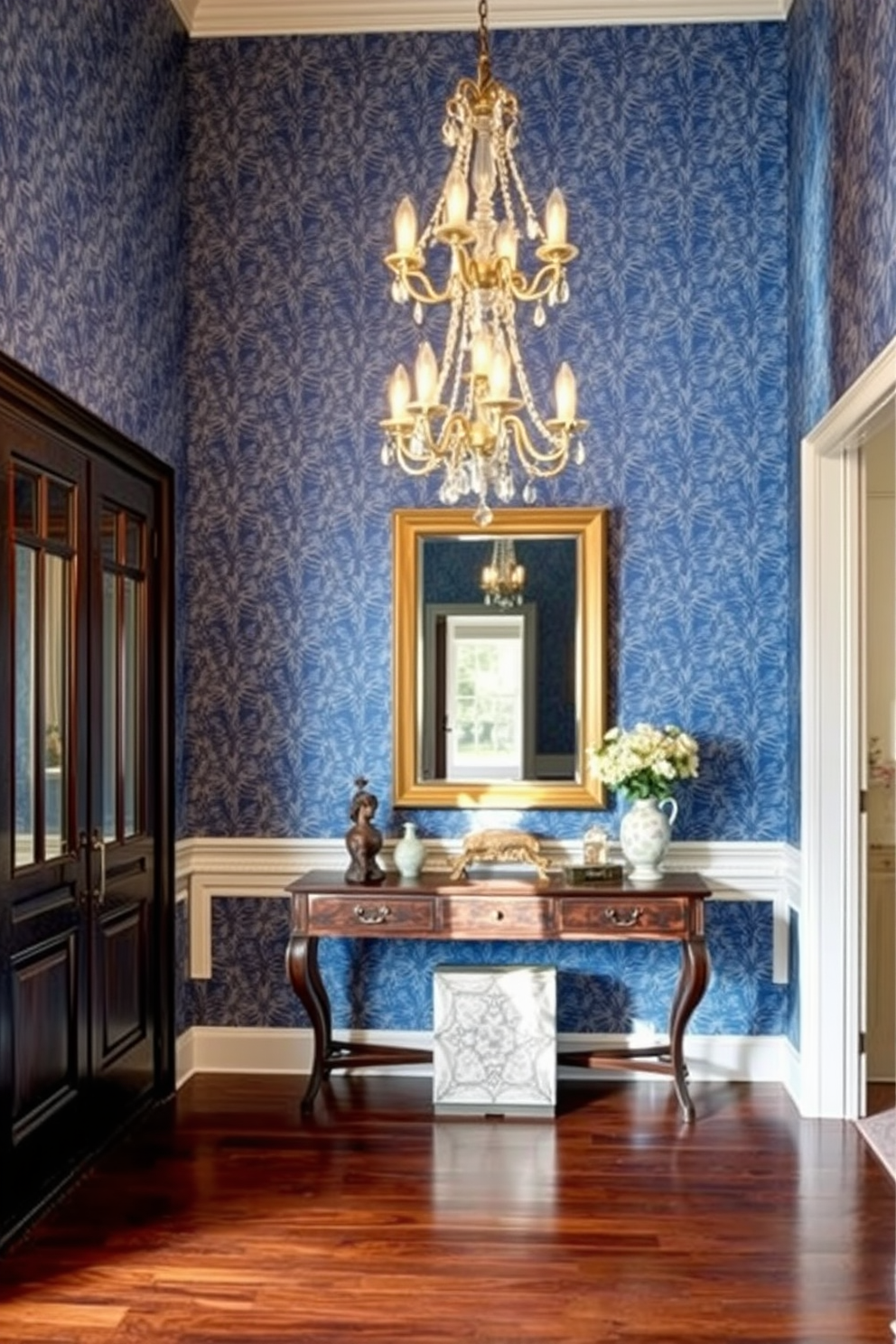 Blue Foyer Design Ideas 24