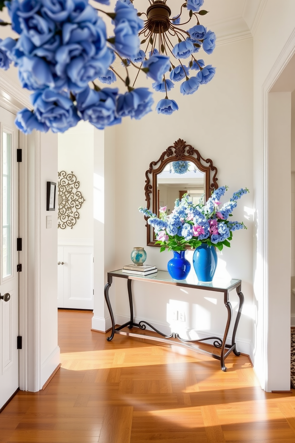 Blue Foyer Design Ideas 30