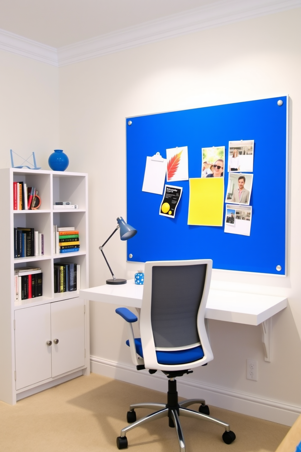 Blue Home Office Design Ideas 18