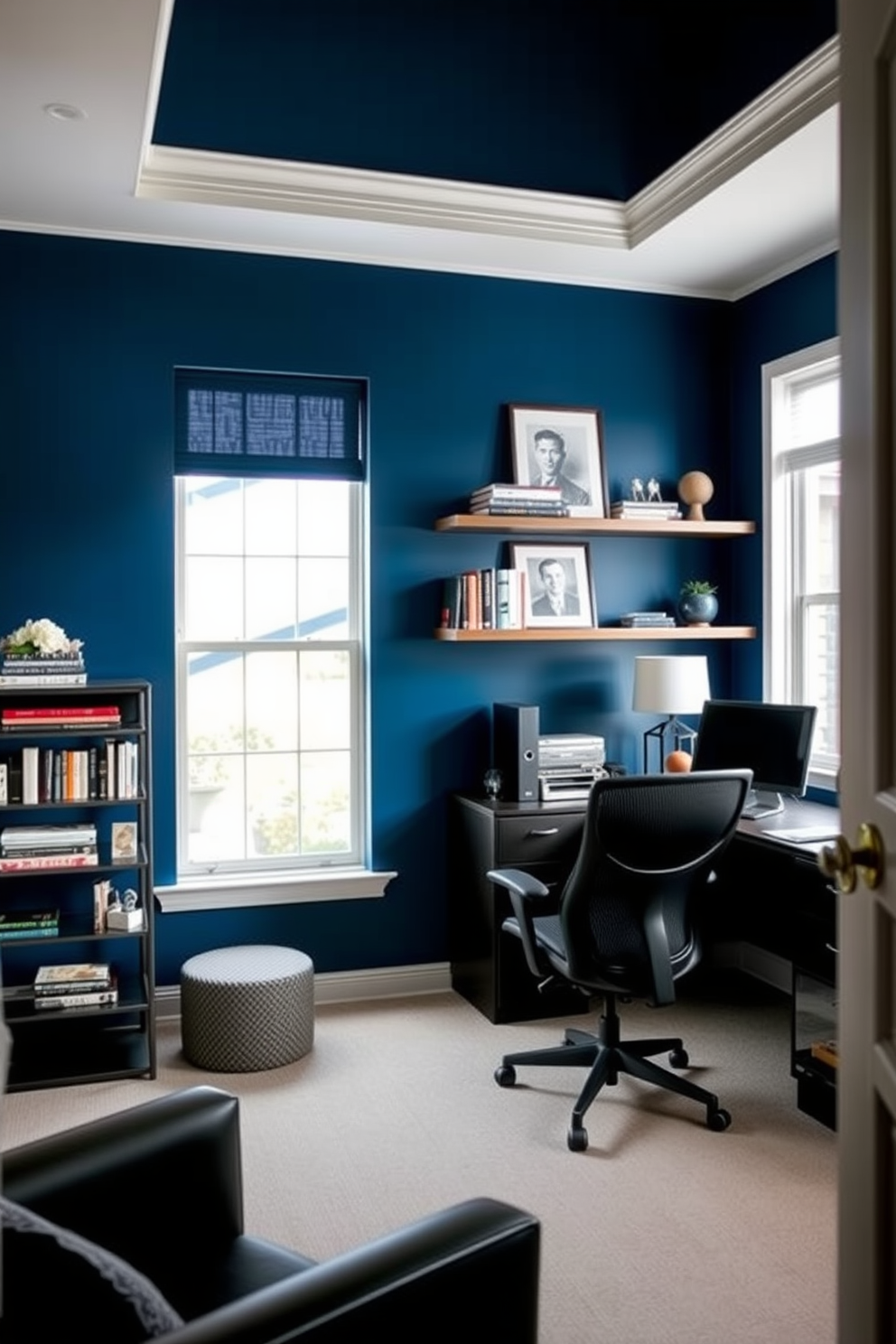 Blue Home Office Design Ideas 2