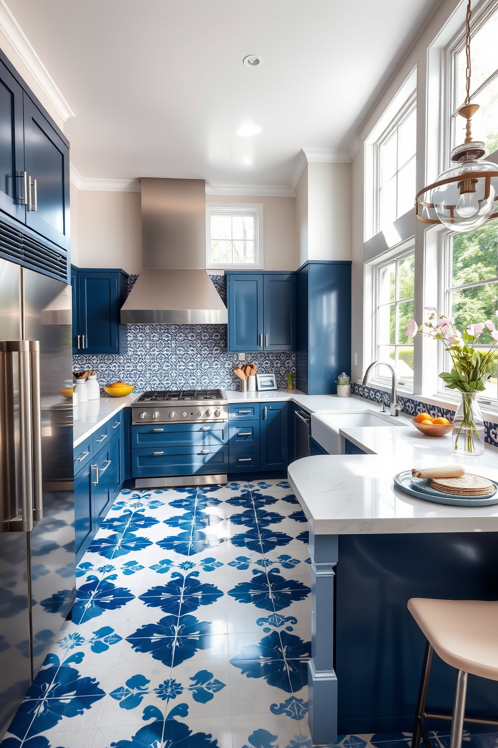 Blue Kitchen Design Ideas 14