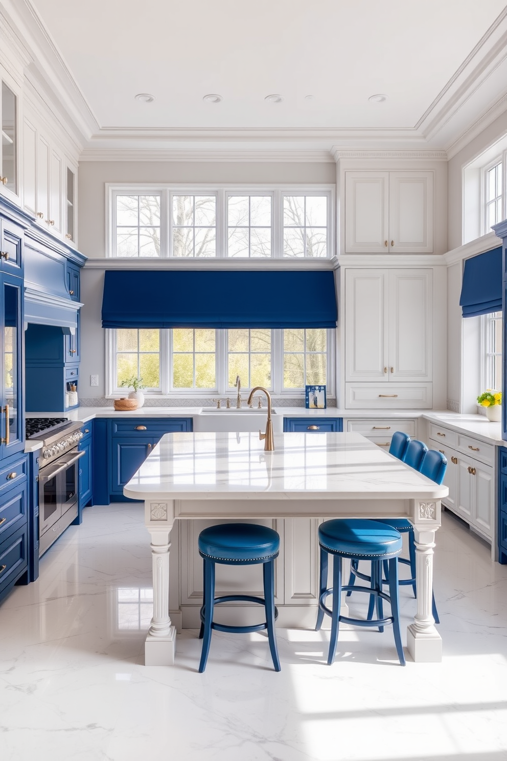 Blue Kitchen Design Ideas 24