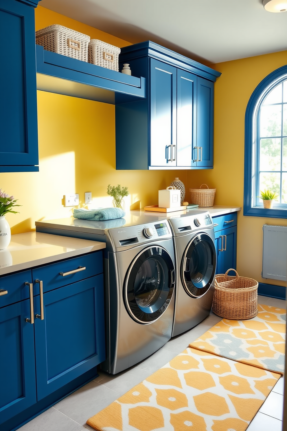 Blue Laundry Room Design Ideas 17