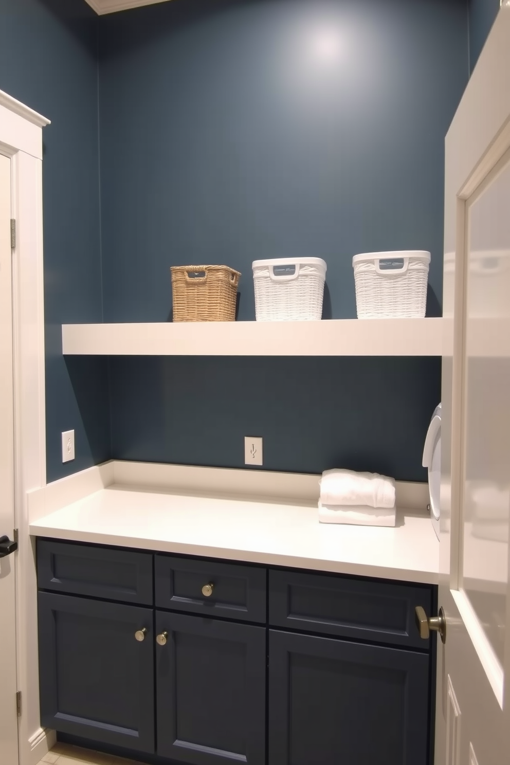 Blue Laundry Room Design Ideas 21