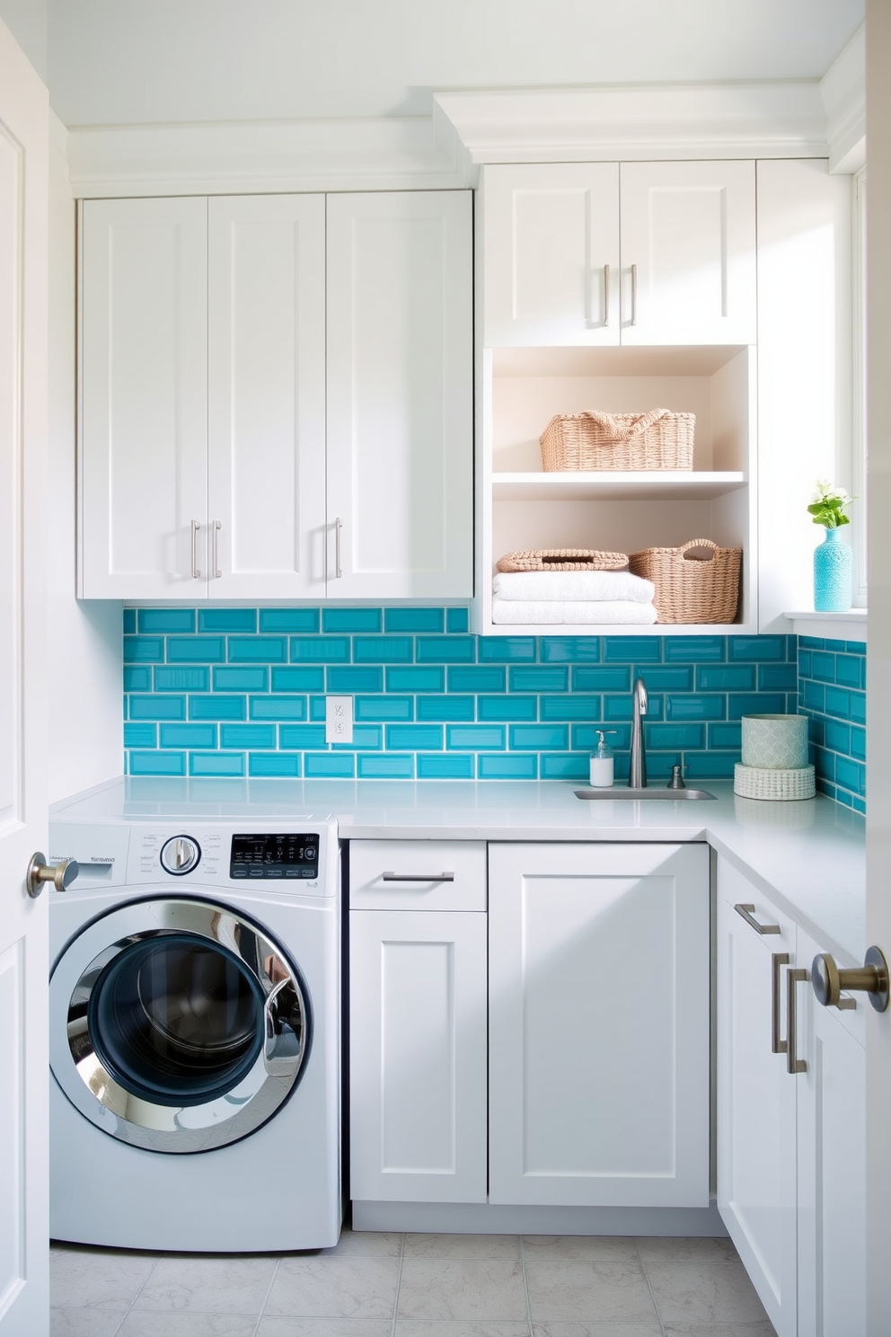 Blue Laundry Room Design Ideas 4