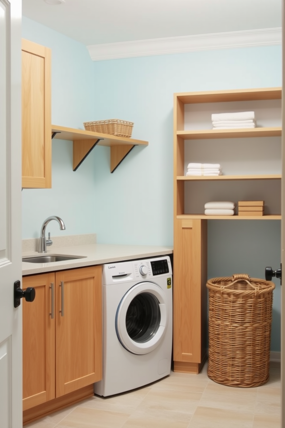 Blue Laundry Room Design Ideas 5