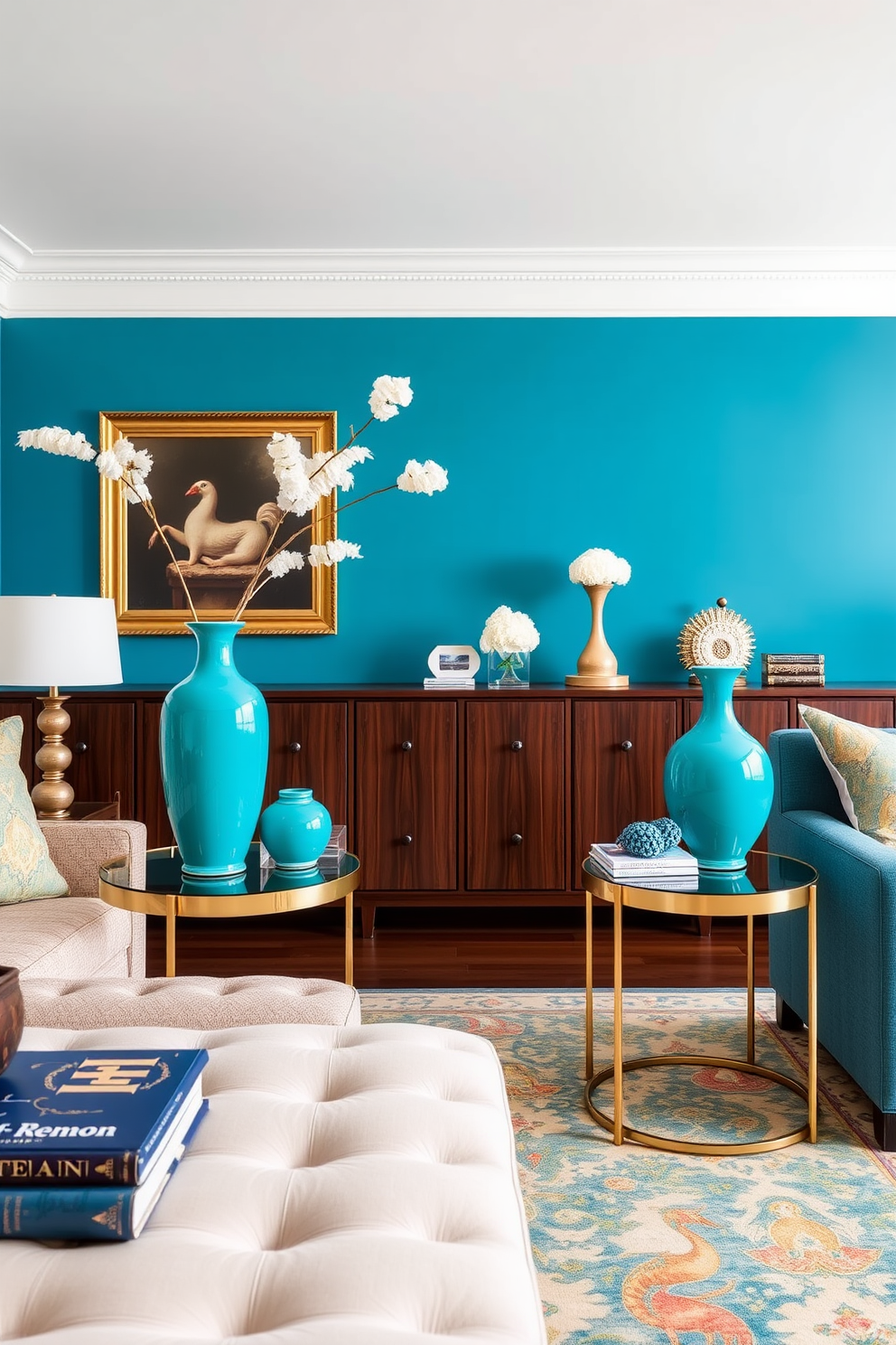 Blue Living Room Design Ideas 12