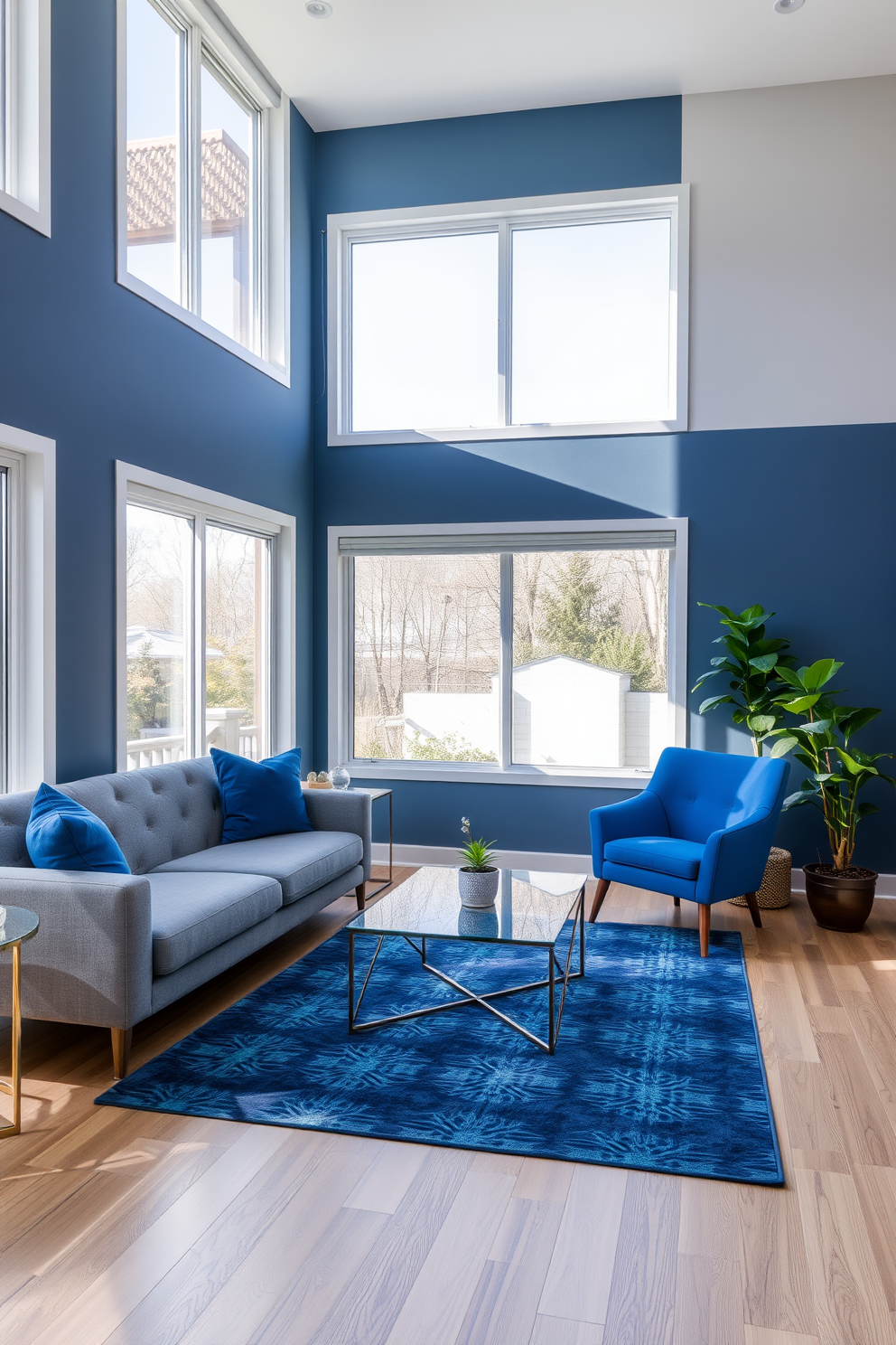 Blue Living Room Design Ideas 21