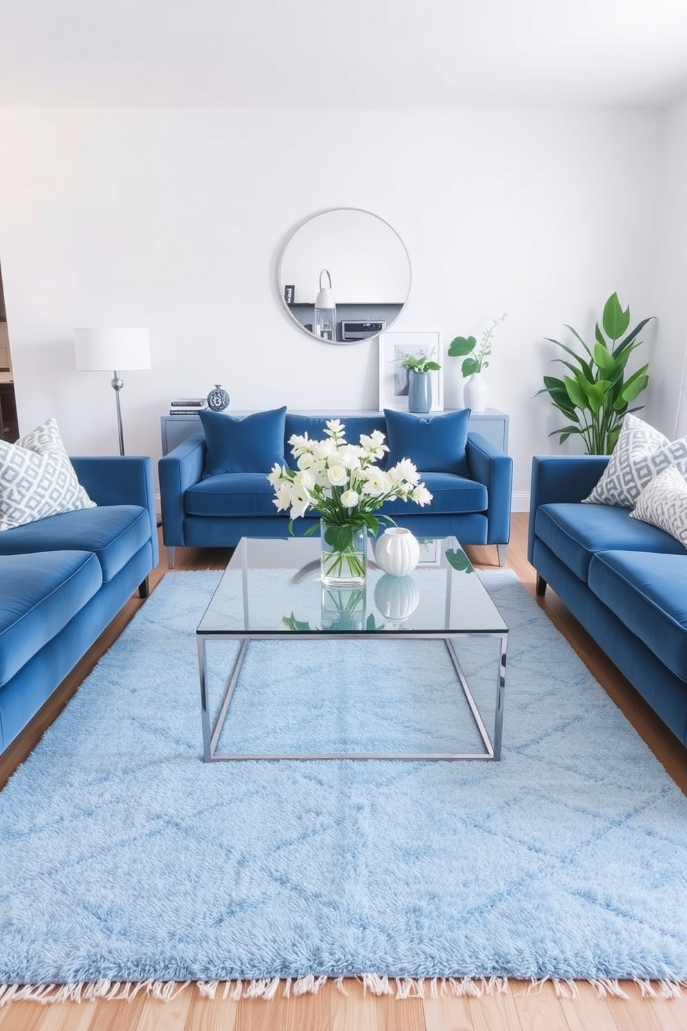 Blue Living Room Design Ideas 4