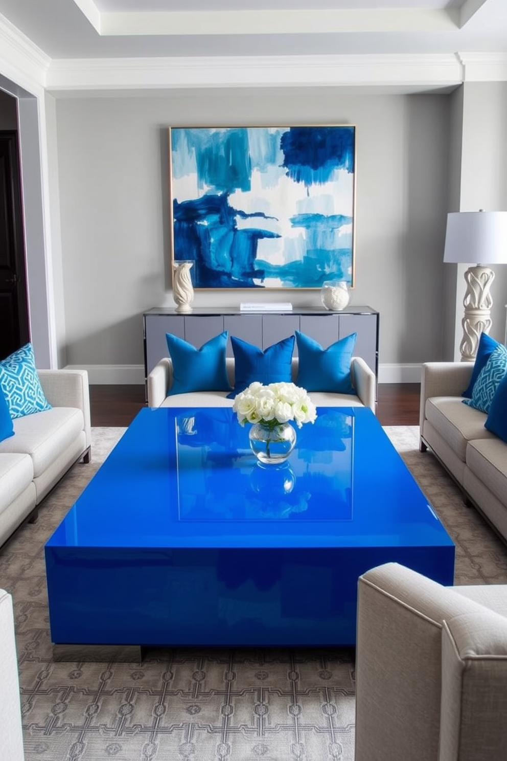 Blue Living Room Design Ideas 7