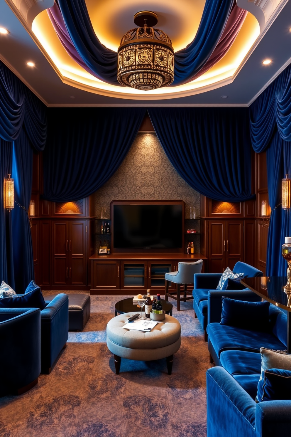 Blue Man Cave Design Ideas 12