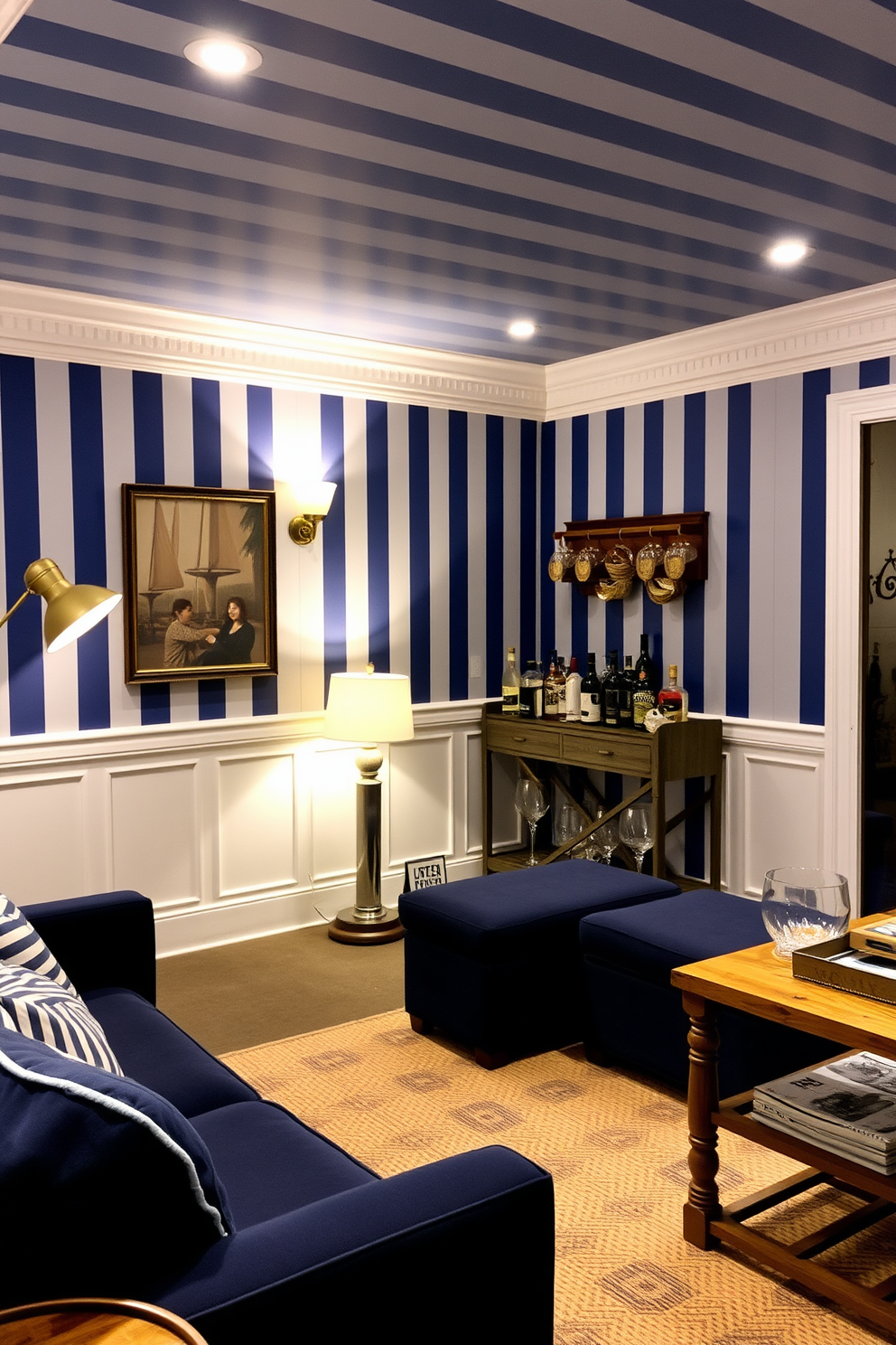 Blue Man Cave Design Ideas 16